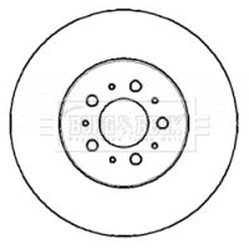 Borg & Beck Front & Rear Brake Discs & Pads fits Volvo XC90 I 2002-2014 2.5 3.2