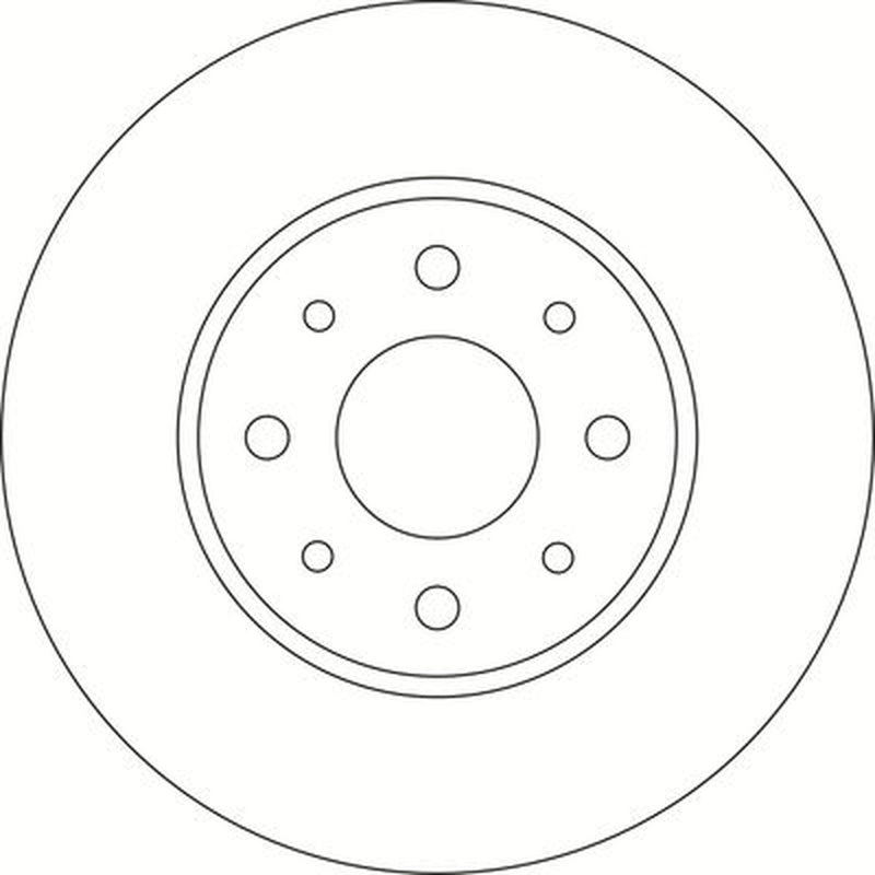 Abtex 2 x Solid Brake Discs fits Alfa Romeo Mito 2008-2018 0.9 1.3 1.4 1.6