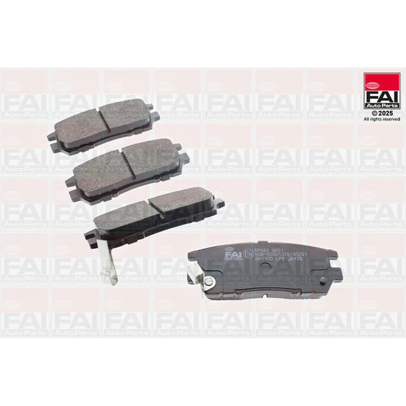 FAI Rear Brake Pad Set fits Mitsubishi Pajero 1990-1999 2.4 2.5 2.8 3.0 3.5