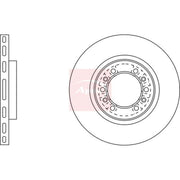 Apec 2 x Vented Front Brake Discs DSK2024-x2