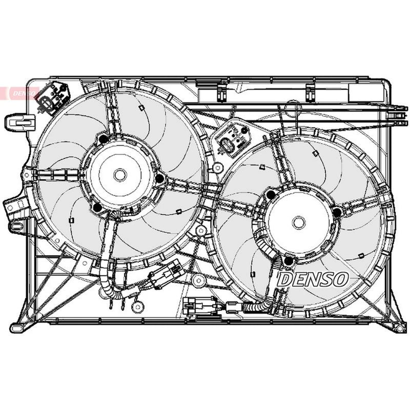 Denso Engine Cooling Fan fits Fiat 500X 2014-2018 1.4 2.0