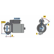 Bosch Starter Motor 12V 1.8kW 10 Teeth