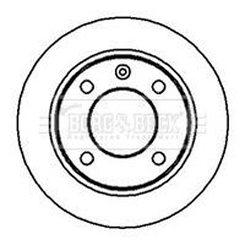 Borg & Beck Brake Discs fits Citroën Xantia 1993-2003 1.6 1.8 1.9 2.0 2.1 3.0