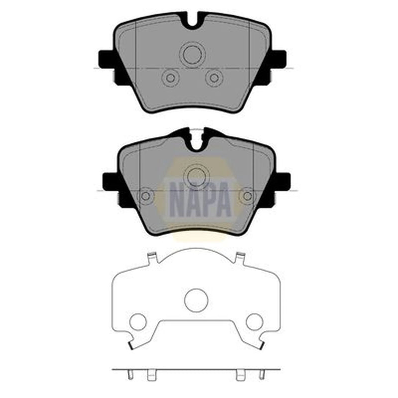 NAPA Front Brake Pad Set fits BMW 2 Active Tourer 2021-2022