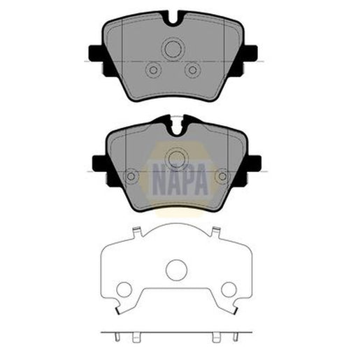 NAPA Front Brake Pad Set NBP1944