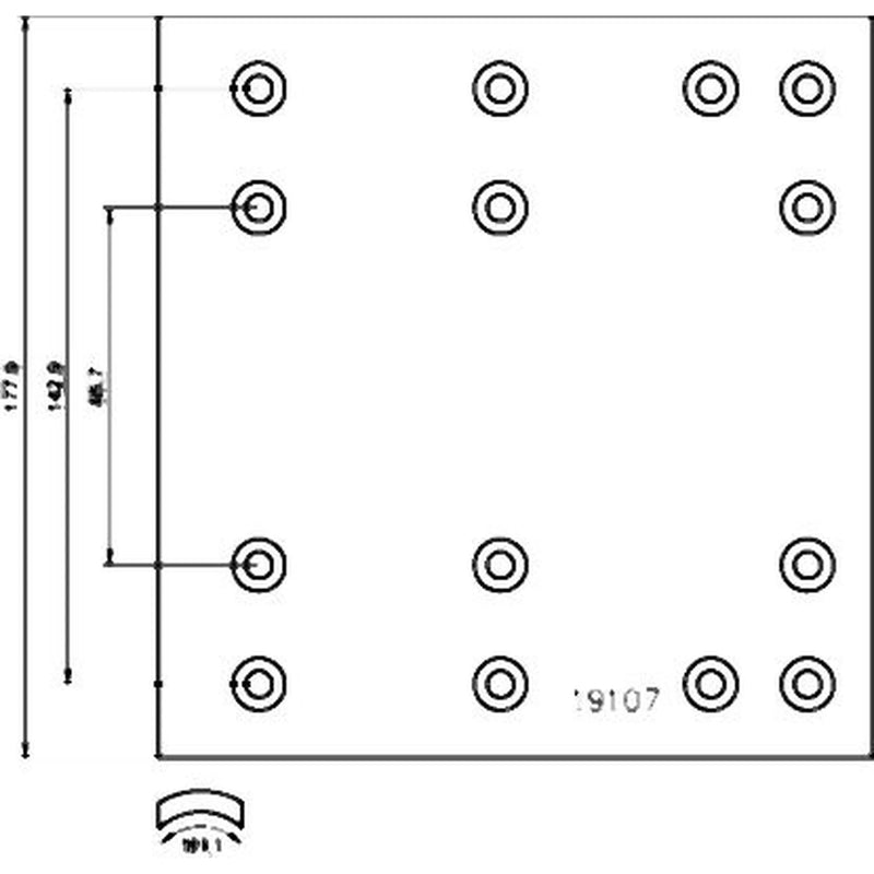 Textar Textar Cv Brake Lining Set 1910602