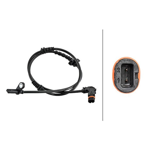 Hella ABS Wheel Speed Sensor Front fits Mercedes-Benz S-Class 2005-2013