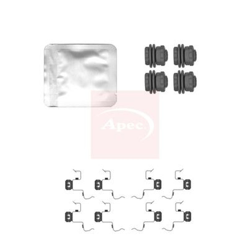 Apec Brake Pad Accessory Fitting Kit Rear fits Citroën Berlingo 2018-2019