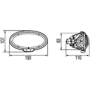 Hella Worklight High fits John Deere Series 5 2009 on