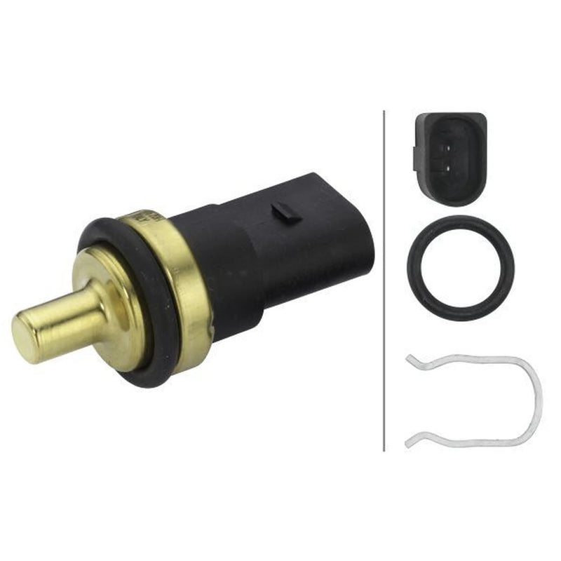 Hella Fuel Temperature Sensor Fuel Line fits Audi A2 2000-2005 1.2 1.4