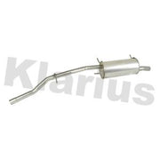 Klarius Box With Tail Pipe Rear fits Opel Vivaro B 2014-2019 1.6