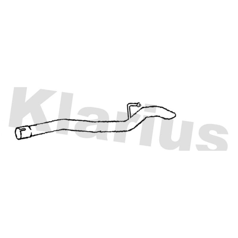 Klarius Exhaust Pipe OD fits Volvo C30 2006-2012 1.6