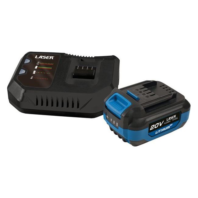 Laser 20V 4.0Ah Li-ion Battery 'One Battery Powers All' 8007 Laser - Dynamic Drive