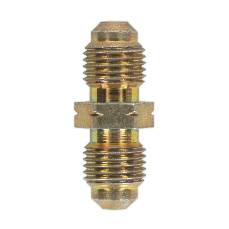 Sealey Brake Tube Connector M10 x 1mm Male to Male Pack of 10 BC101MC Sealey - Dynamic Drive