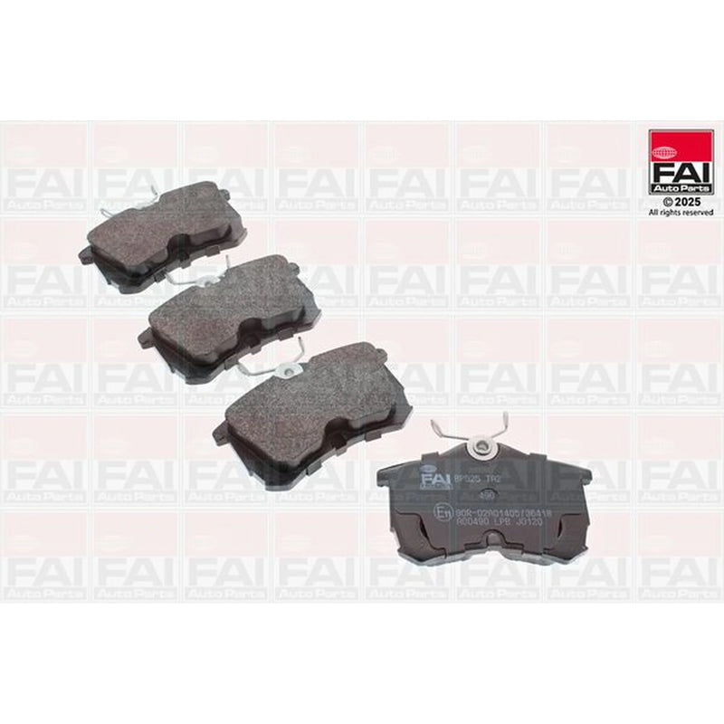 FAI Rear Brake Solid Discs & Pads fits Honda Accord VII 2003-2008 2.0 2.2 2.4