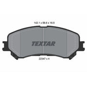 Textar Front Brake Pad Set 2234701