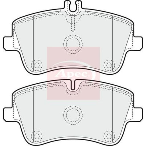Apec Front Brake Pad Set PAD1166