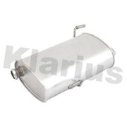 Klarius Box With Tail Pipe Rear fits Peugeot 206 Sw 2002-2007 1.1 1.4 1.6