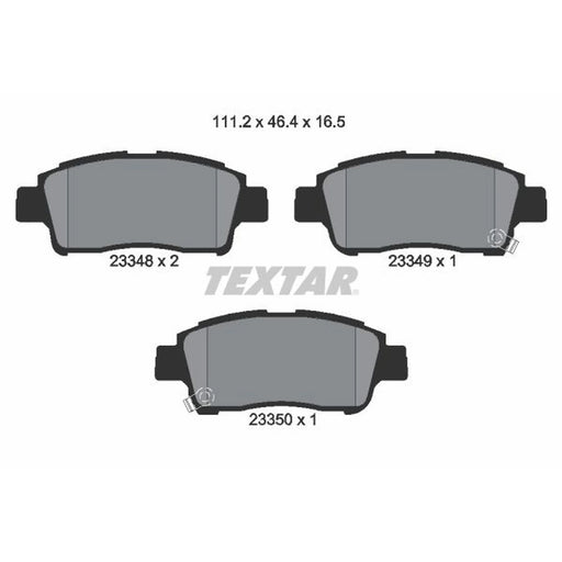 Textar Front Brake Pad Set 2334803