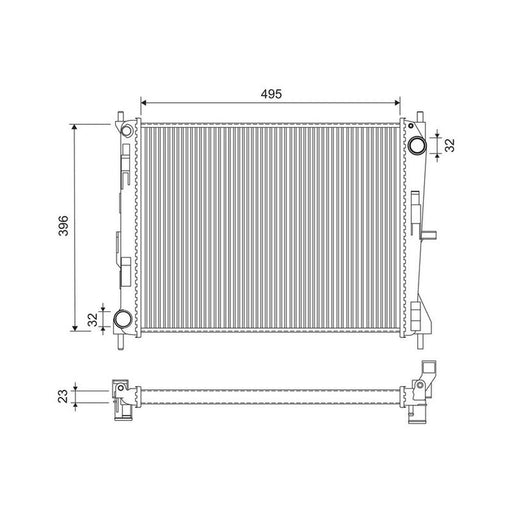 Valeo Engine Radiator 732903