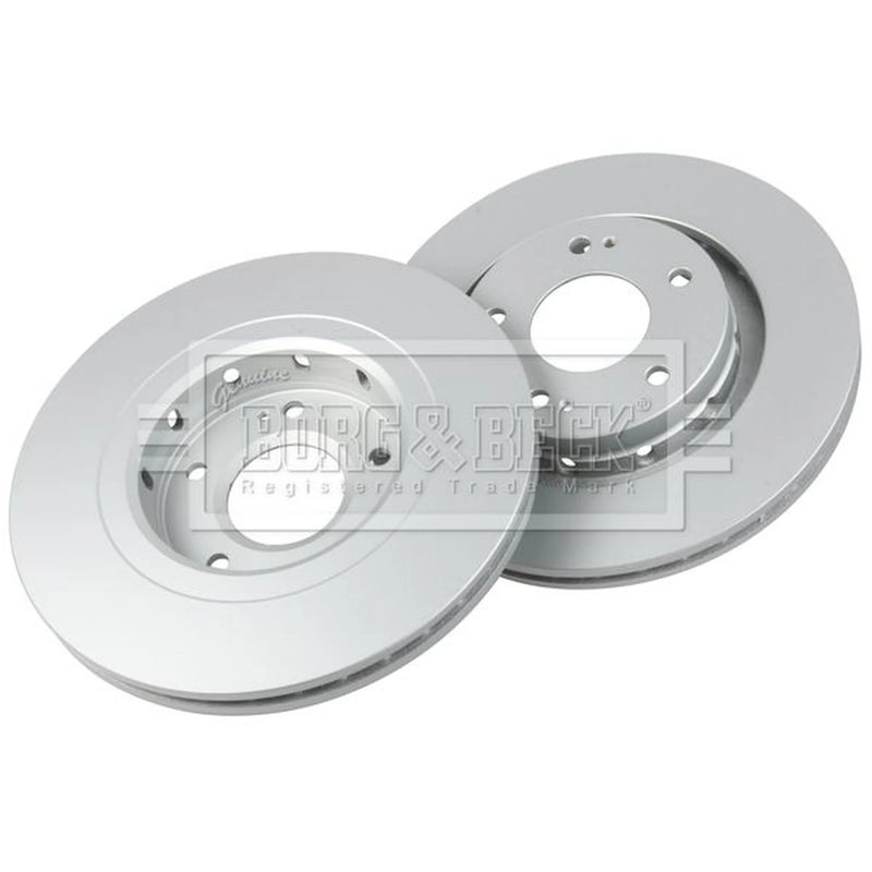 Borg & Beck Front & Rear Brake Discs & Pads fits Mitsubishi Outlander II