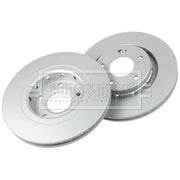 Borg & Beck Front & Rear Brake Discs & Pads fits Mitsubishi Outlander III