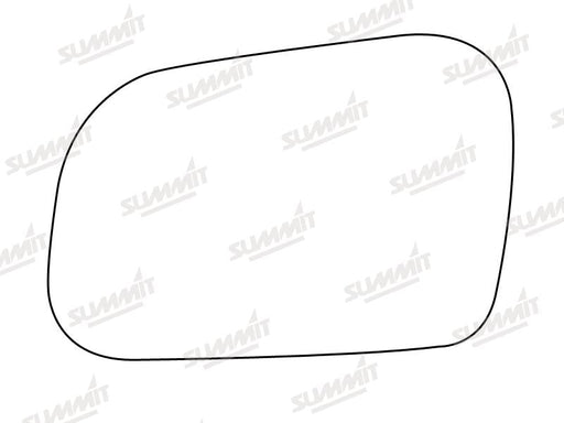 Summit Stick-On Standard Mirror Glass fits Rover 200 400 90 to 95 LHS Summit - Bars 4 Cars