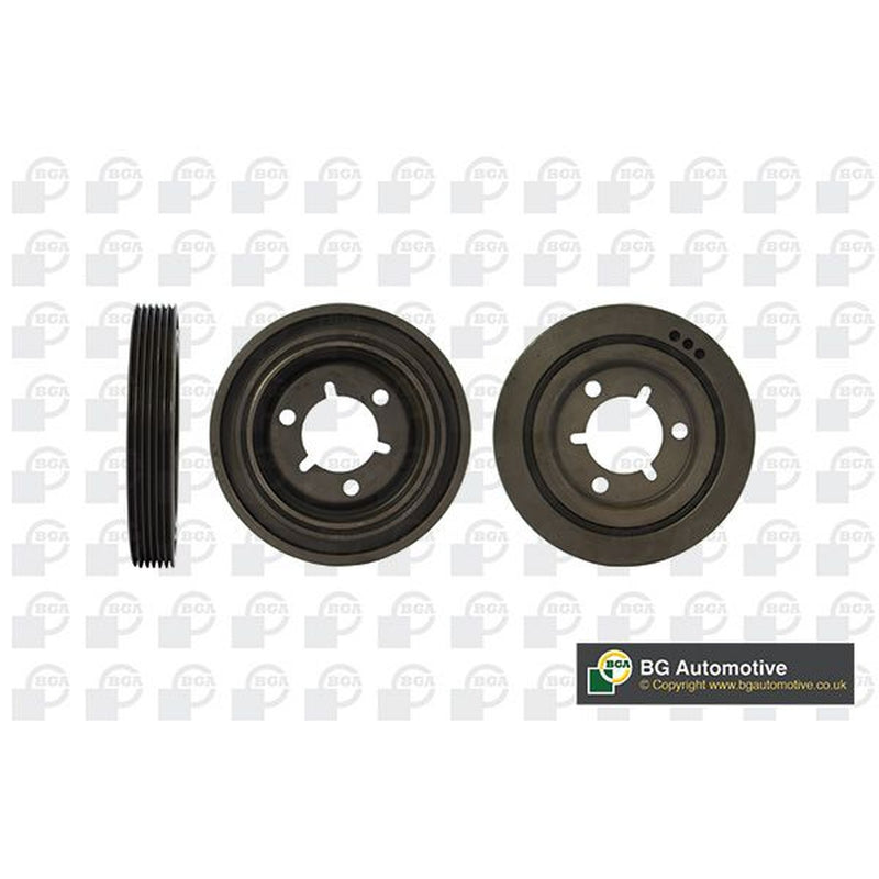 BGA Crank Shaft Belt Pulley fits Citroën C2 2003-2010 1.4 1.6