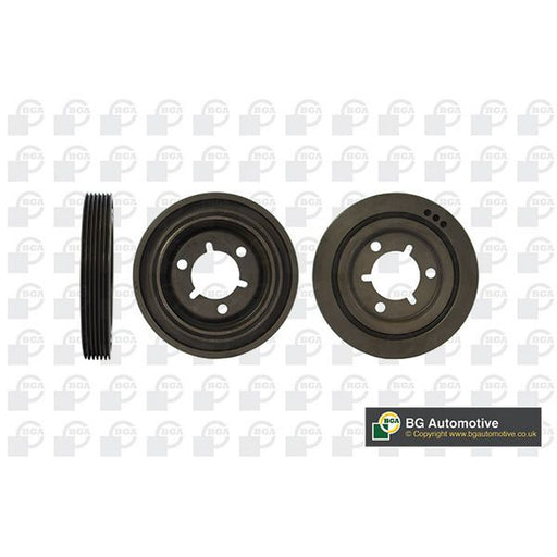 BGA Crank Shaft Belt Pulley fits Citroën C2 2003-2010 1.4 1.6
