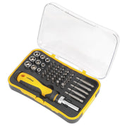 Sealey Socket & Bit Set 45pc Ratchet Screwdriver S0979 Siegen by Sealey - Dynamic Drive