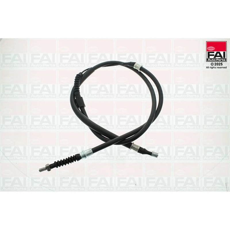 FAI Handbrake Cable Left Rear fits Opel Corsa C 2000-2009 1.7 1.8