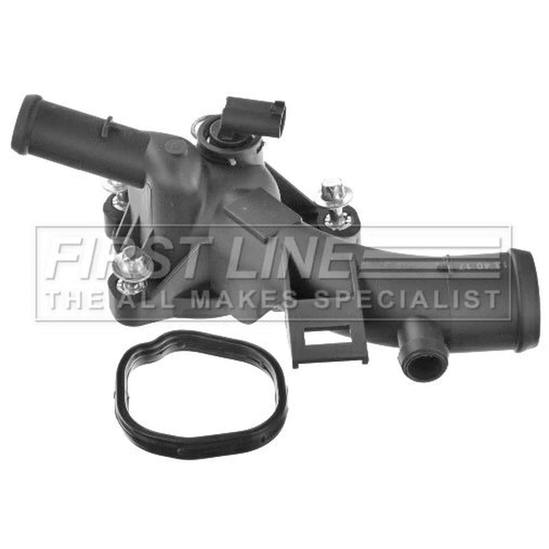 First Line Coolant Flange Housing Connector fits Opel Adam 2012-2019 1.2 1.4