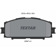 Textar Brake Pad Set 2434701