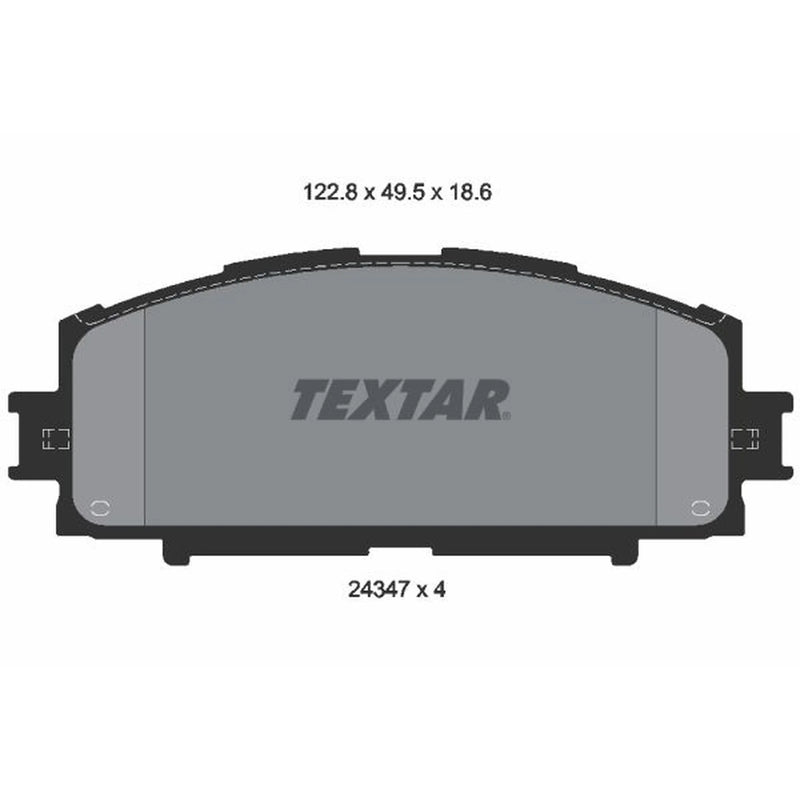 Textar Brake Pad Set 2434701
