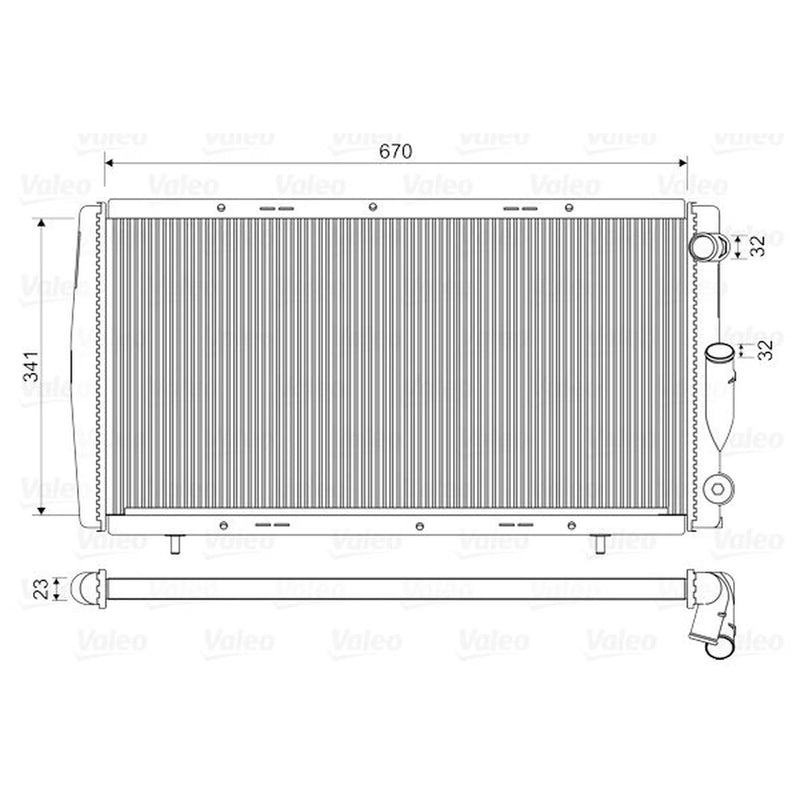 Valeo Engine Radiator 730140