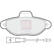 Apec Front Brake Pad Set PD3020