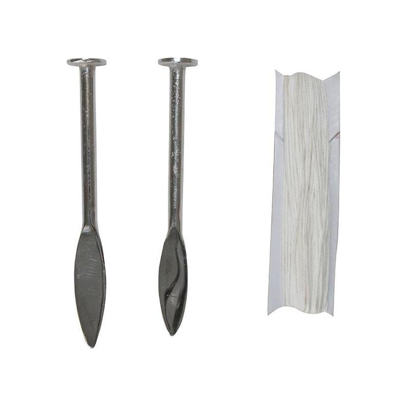 Faithfull LP1 Line Pins (Card of 2) & Line 18m Faithfull - Dynamic Drive