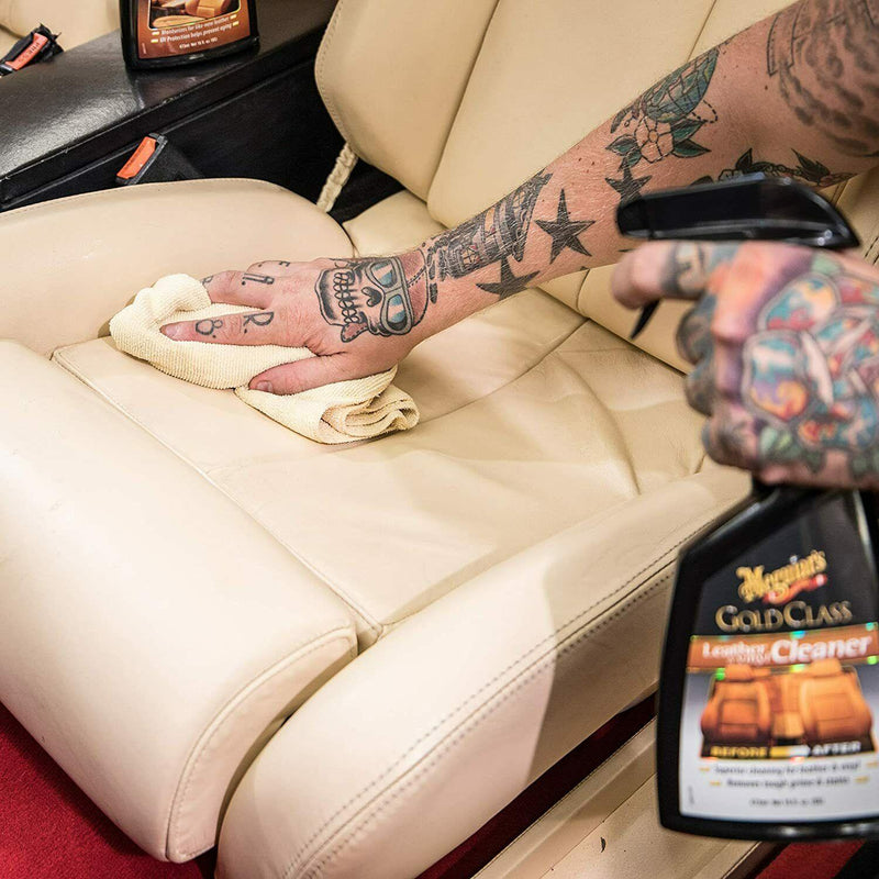 Meguiar's G18516EU Gold Class Leather and Vinyl Cleaner 473ml Meguiars - Bars 4 Cars