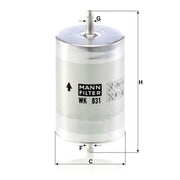 MANN-FILTER Full Service Kit with Air, Oil, Fuel & Ca fits Mercedes-Benz E-Class