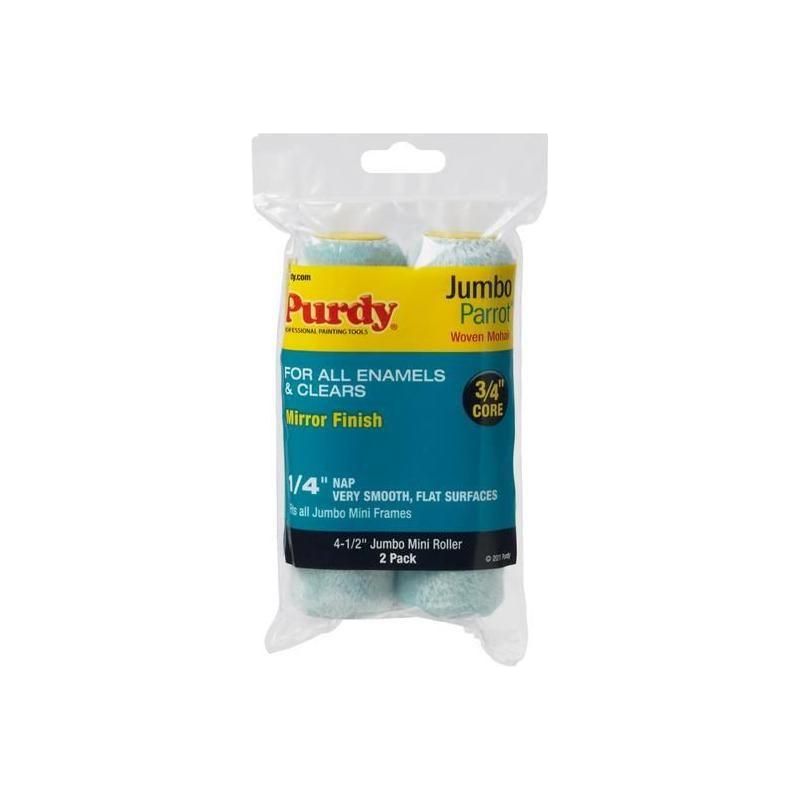 Purdy® Parrot Jumbo Mini Roller Sleeve 114 x 19mm (4.1/2 x 3/4in) (Pack 2) Purdy® - NN4 Online