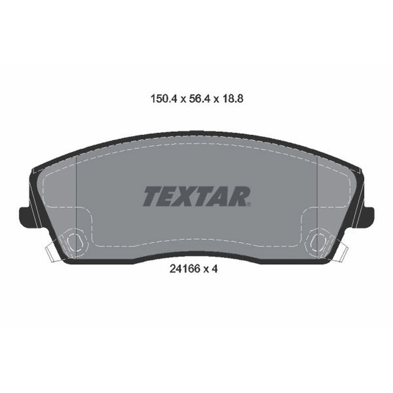 Textar Front Brake Pad Set 2416601