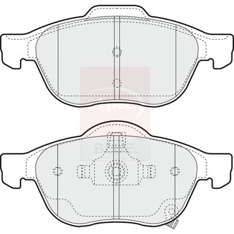 Apec Front Brake Pad Set PD3601