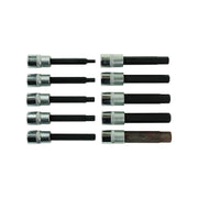 Laser Long Hex Socket Bit Set 3/8"D 10pc 7163 Laser - Dynamic Drive