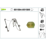 Valeo Electric Window Regulator Lifter Left Front 851584