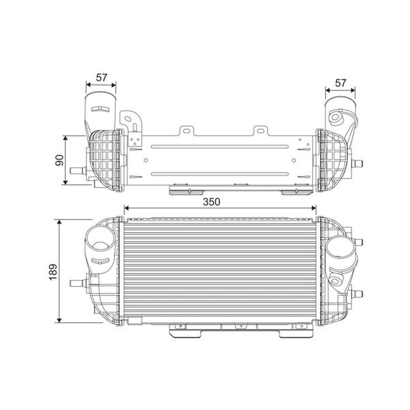 Valeo Intercooler (Charge Air Cooler) 818538