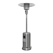 Dellonda 13kW Stainless Steel Commercial Gas Outdoor Garden Patio Heater Wheels Dellonda  - Dynamic Drive