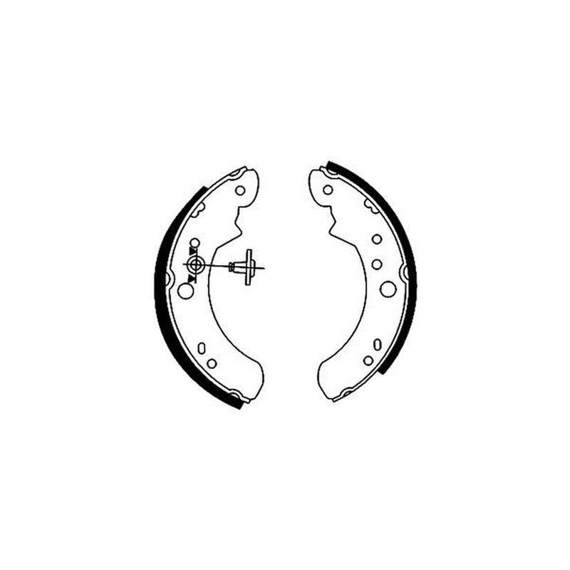 Mintex Brake Shoe Set Axle Kit