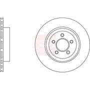 Apec 2 x Vented Brake Discs fits Mazda 3 2006-2014 2.3