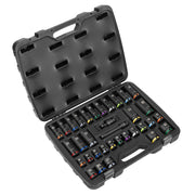Sealey Premier Premier Impact Socket Set 1/2"Sq Drive 34pc AK5635M Sealey Premier - Dynamic Drive
