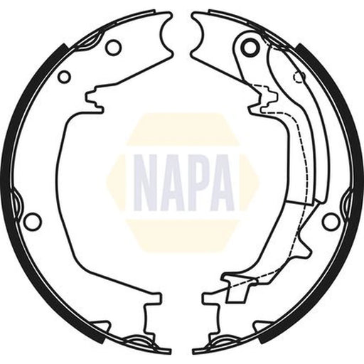 NAPA Parking Brake Shoe Set NBS5052